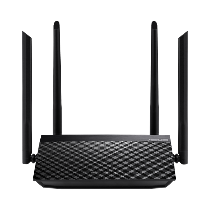 Asus Rt-ac1200 V2 Dual-band Wi-fi-router  -  100 Mbit/s Lan/wan - Geekd.dk