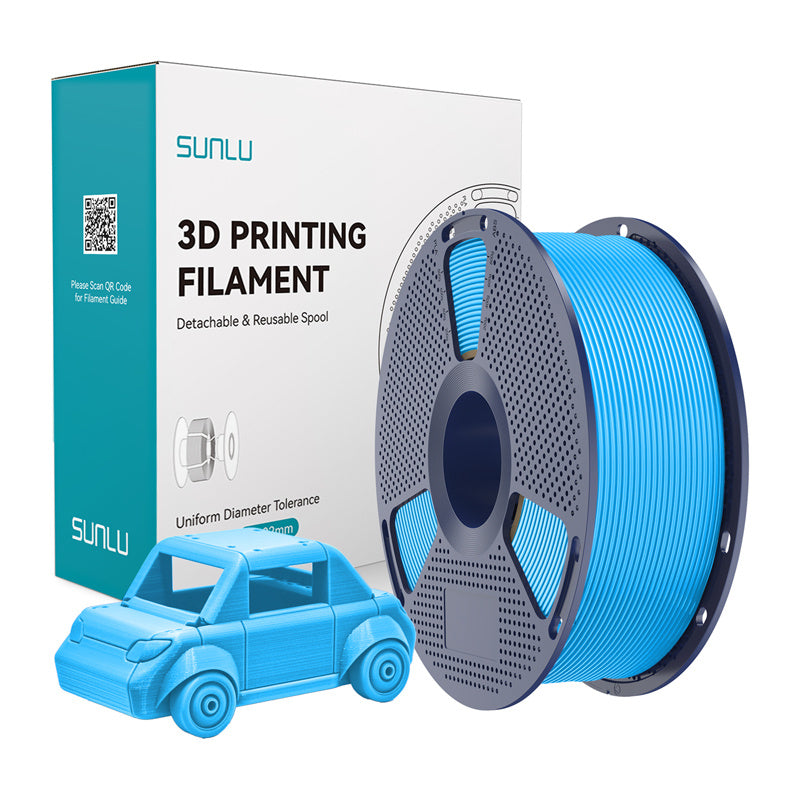 Sunlu Petg Filament  -  Cyan, 1,75 Mm, 1 Kg - Geekd.dk