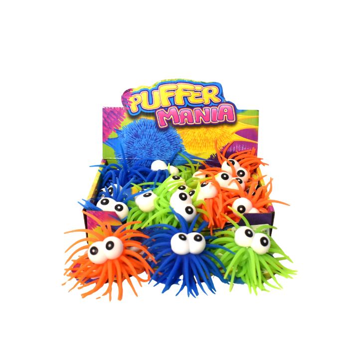 Puffer-mani Med øjne 12 Cm Toys - Fidget Play - Geekd.dk