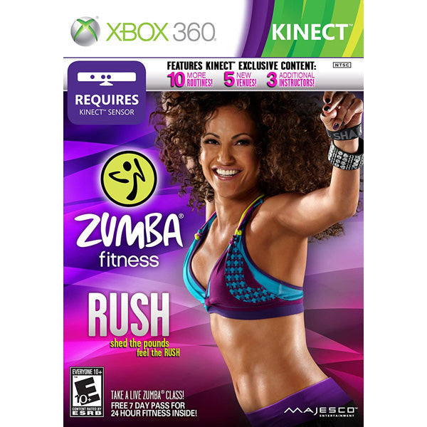 Zumba Fitness Rush (requires Kinect)  -  Xbox 360 Xbox Spil - Geekd.dk