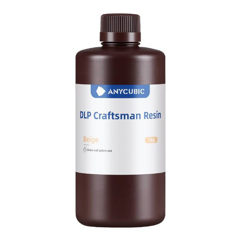 Anycubic Dlp Craftsman Resin  -  Beige, 1 Kg 3d-printer Resin - Geekd.dk