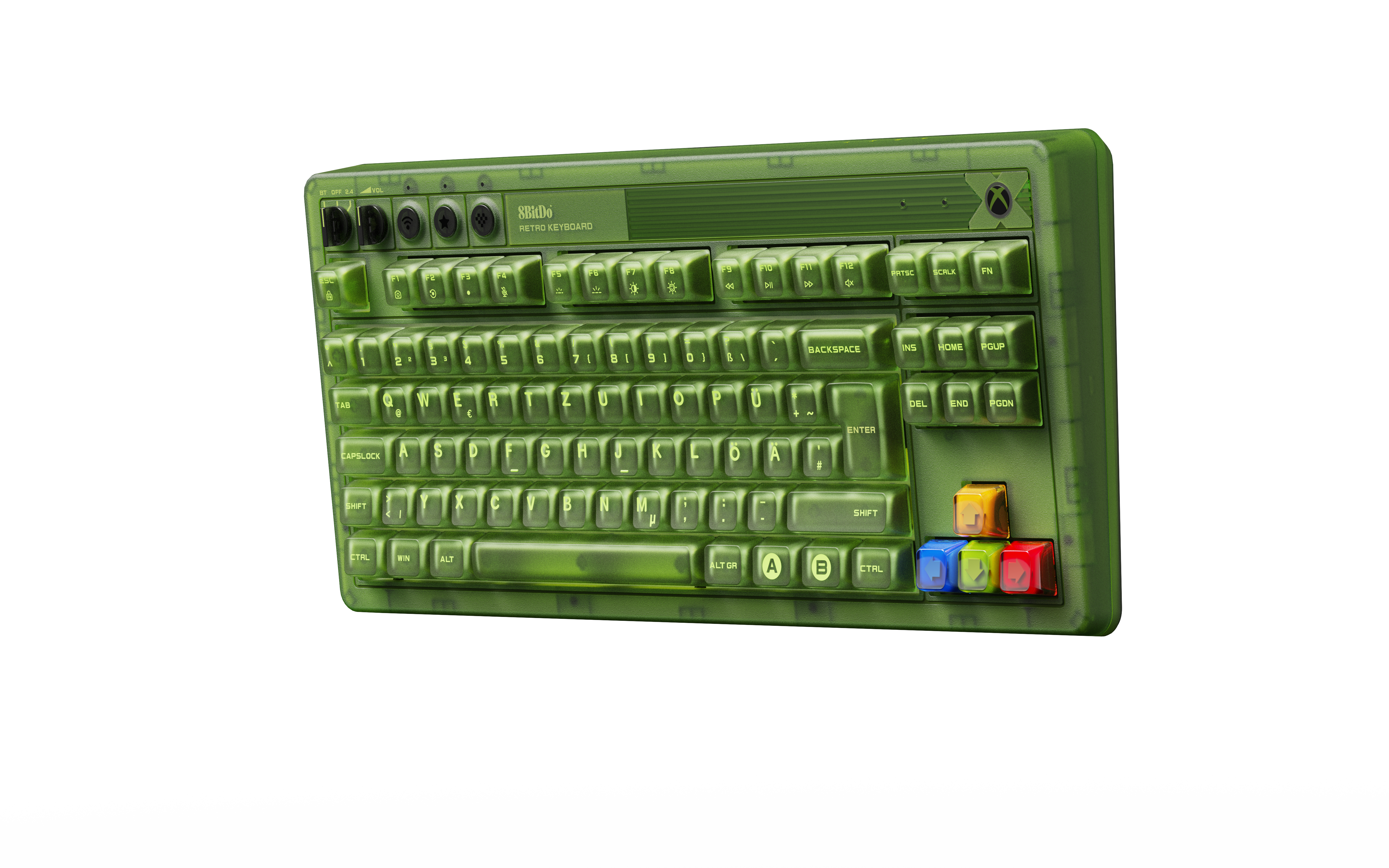 8bitdo - Mechanical Keyboard Xbox Edition Iso (qwertz) - Green Tastatur - Geekd.dk