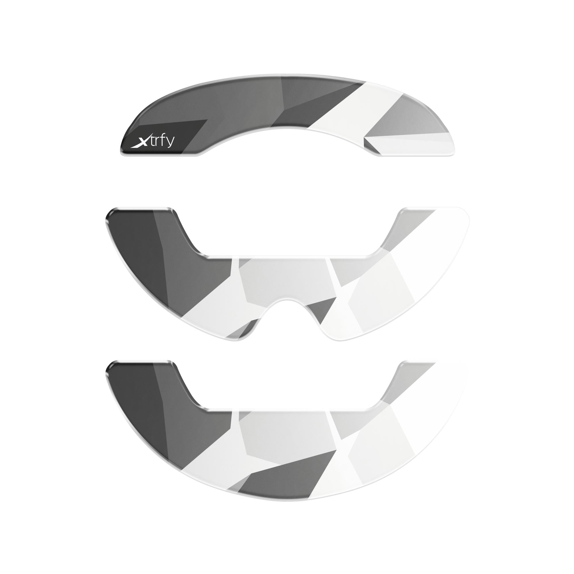 Xtrfy M42 Glasskates Musefødder  -  Litus White - Geekd.dk