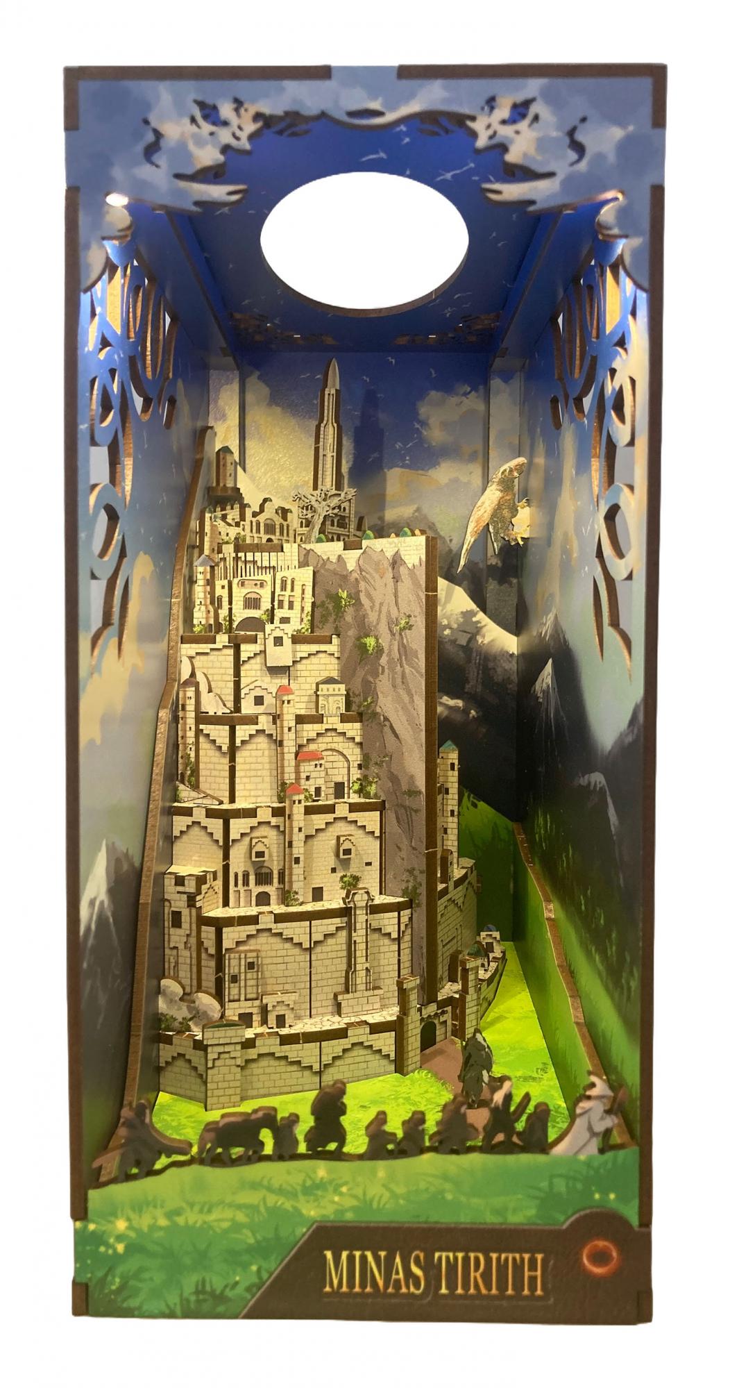 Revell Tiny Adventures Ringenes Herre Minas Tirith  -  Book Nook Byggesæt - Geekd.dk