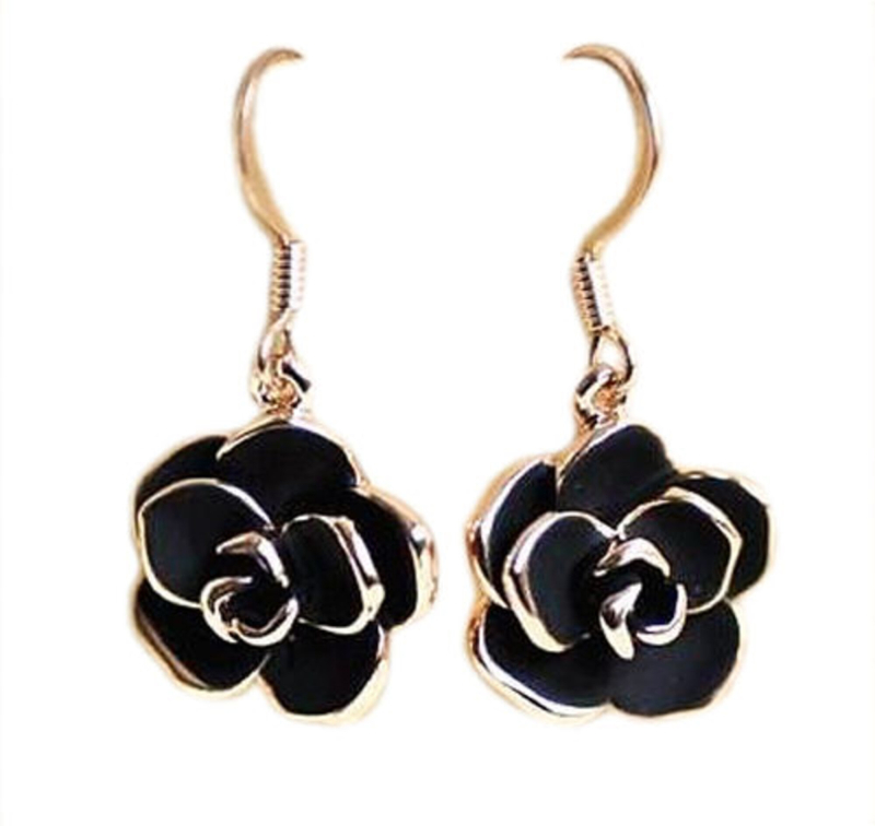 Black Rose øreringe