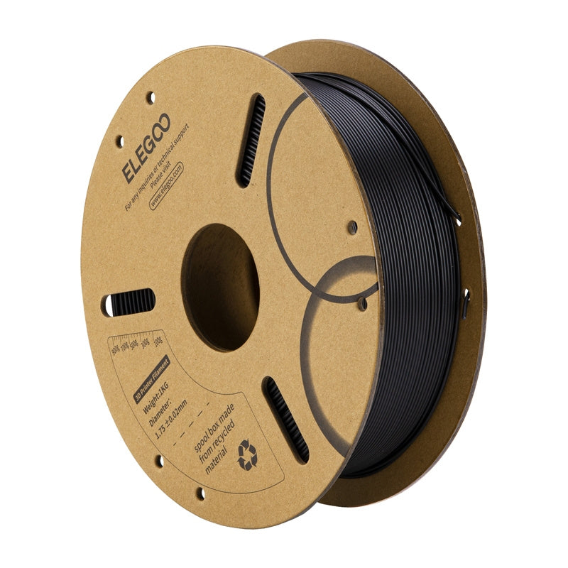 Elegoo Pla Filament  -  Sort, 1 Kg - Geekd.dk