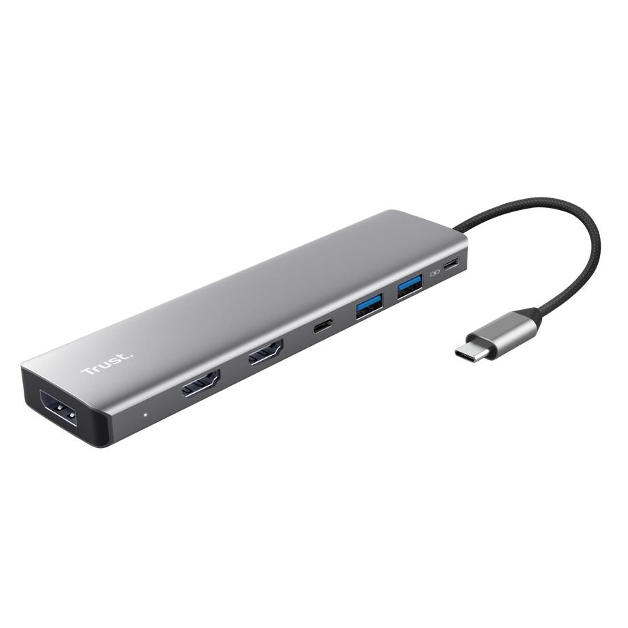 Trust Dalyx 7-i-1 Usb-c Multiport-adapter - Geekd.dk