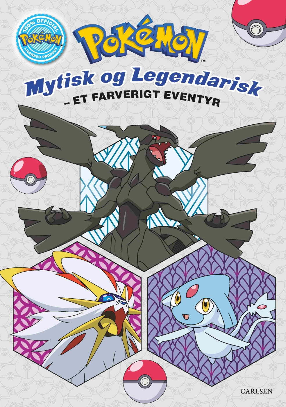 Carlsen Pokémon-malebog  -  Mystiske Og Legendariske Pokémon - Geekd.dk