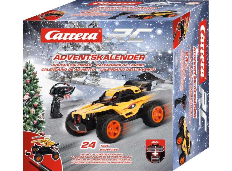 Carrera Rc X-mas Offroad Car  -  Julekalender Med Buggy - Geekd.dk