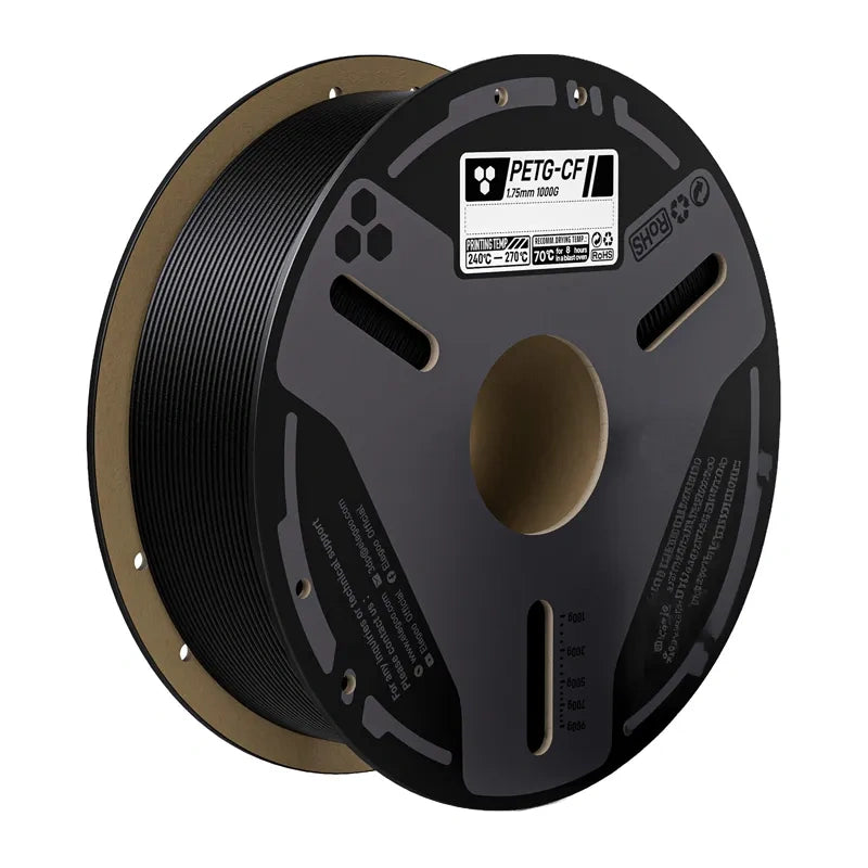 Elegoo Petg-cf Filament  -  Sort, 500 G - Geekd.dk