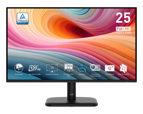 Msi Pro Mp251lde E2  -  24,5â³ Skærm, 1920 ã 1080, 120 Hz - Geekd.dk
