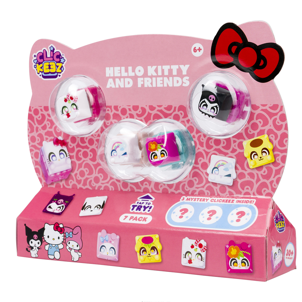 Clickeez Hello Kitty & Friends  -  7 Fidgets Toys - Fidget Play - Geekd.dk