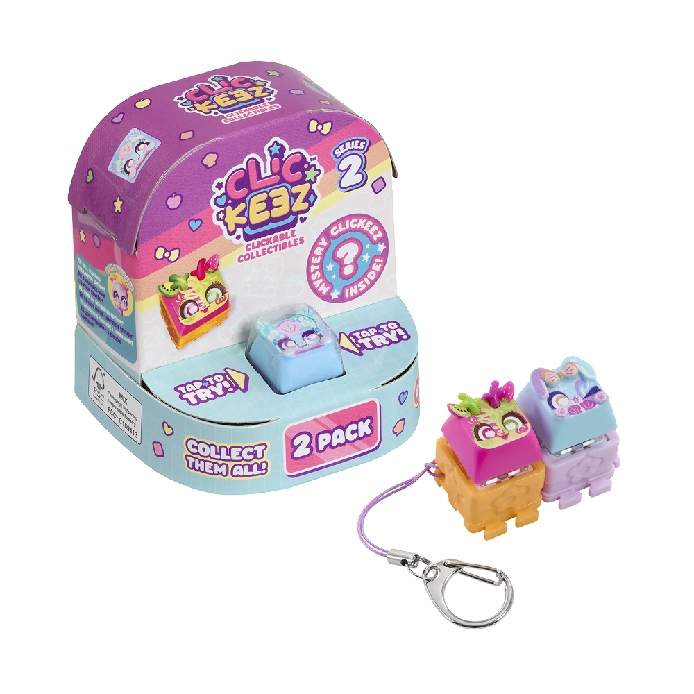 Clickeez Series 2 Twin Pack  -  2 Fidgets Toys - Fidget Play - Geekd.dk