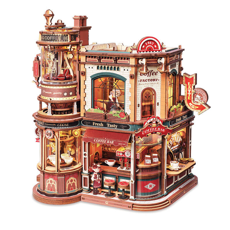 Dream Coffee Factory 3d Puslespil Fra Rokrâ¢ (eab02)