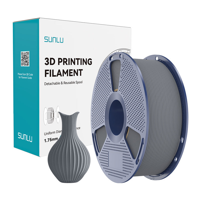 Sunlu Pla Classic Filament  -  Grå, 1,75 Mm, 1 Kg - Geekd.dk