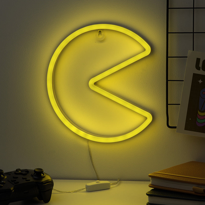 Pac-man Led Neon Light 21,5 Cm Lampe - Geekd.dk