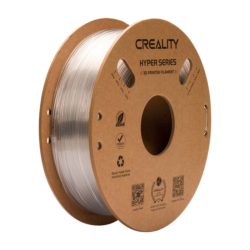 Creality Hyper Petg Filament  -  Transparent, 1 Kg - Geekd.dk