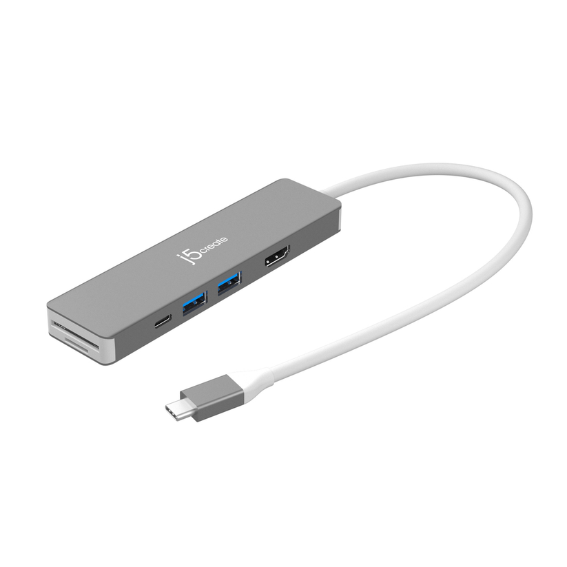 J5create Jcd390-n  -  4k60 Usb-c-multiadapter  -  10 Gbit/s Usb Hub - Geekd.dk