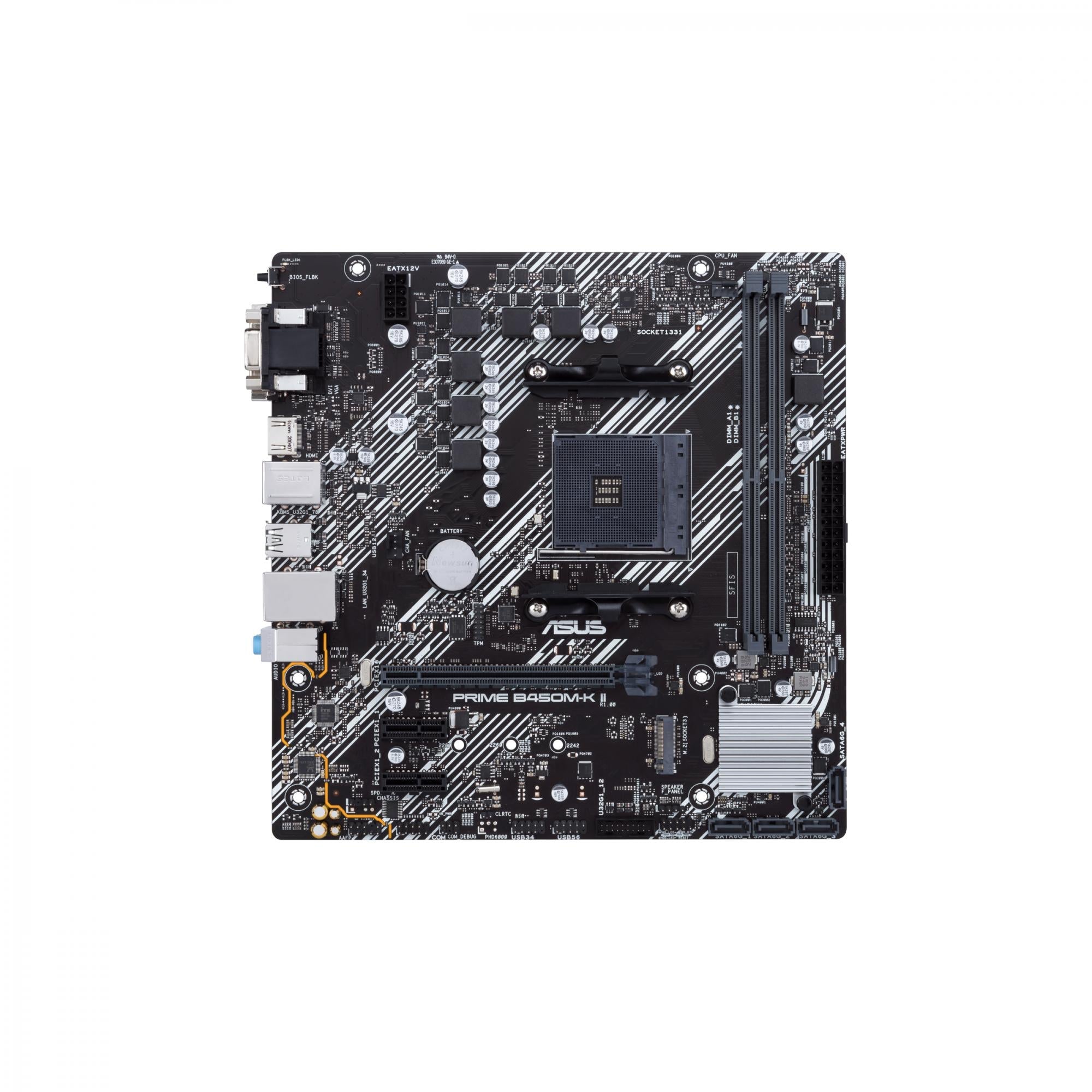 Asus Prime B450m-k Ii Bundkort - Geekd.dk