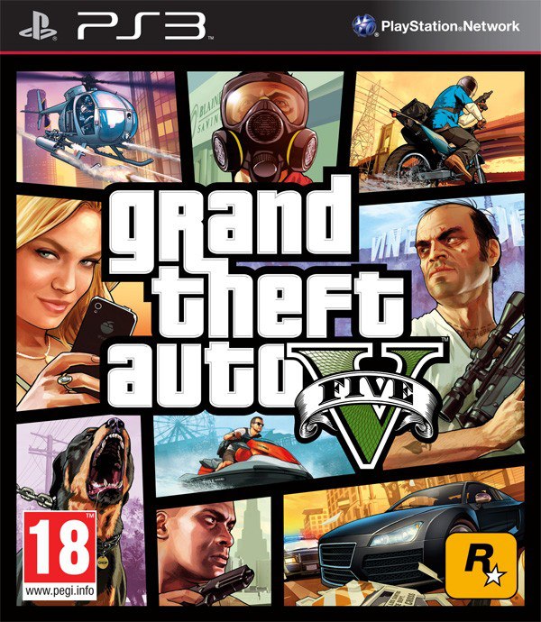 Grand Theft Auto V (gta 5)  -  Playstation 3 Ps3 Spil - Geekd.dk