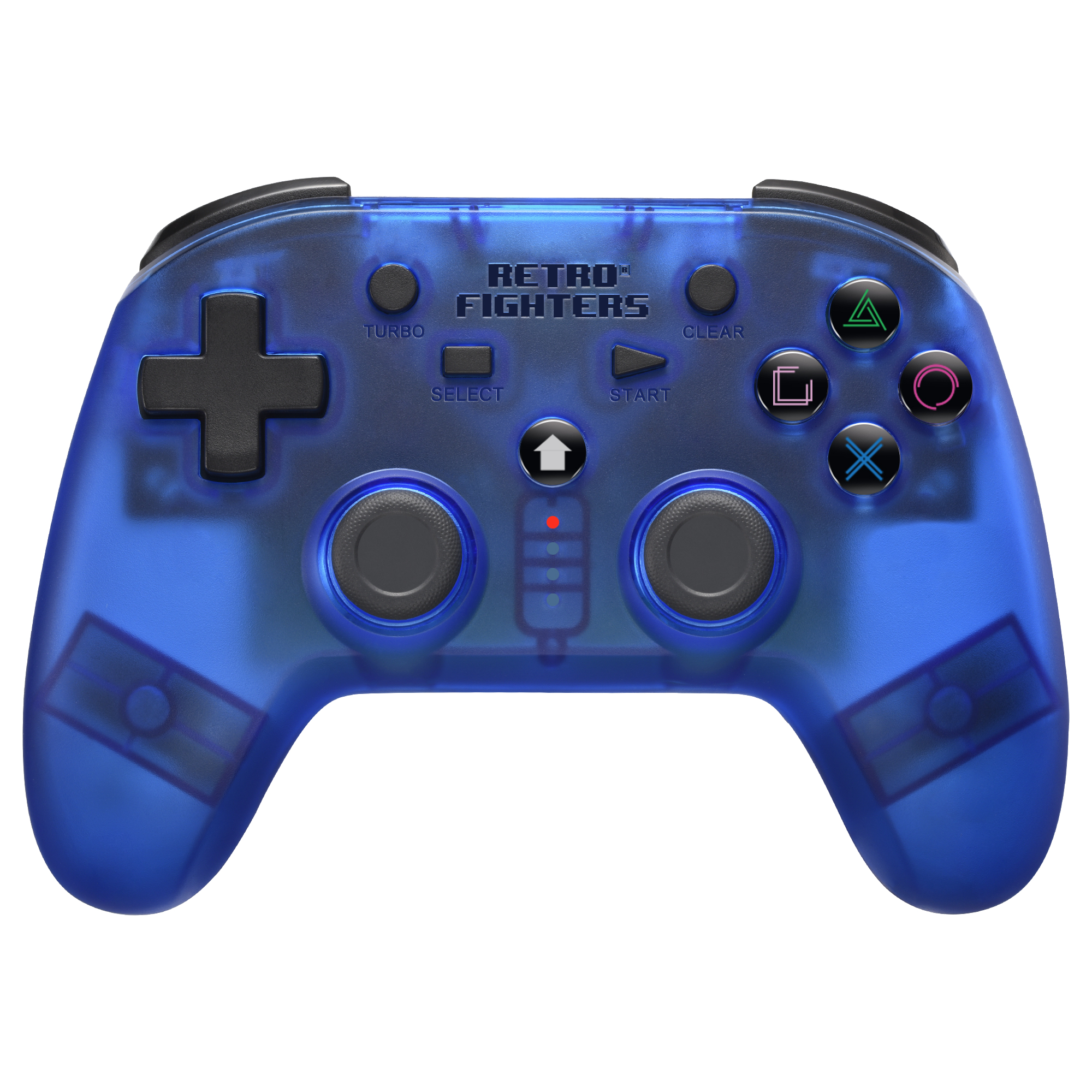 Retro Fighters Defender  -  Trådløs Controller  -  Blå - Geekd.dk