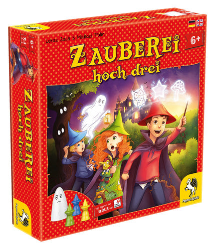 Zauberei Hoch Drei  -  Tysk/engelsk Brætspil - Geekd.dk