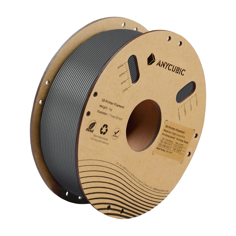 Anycubic High Speed Pla Filament  -  Grå, 1 Kg - Geekd.dk