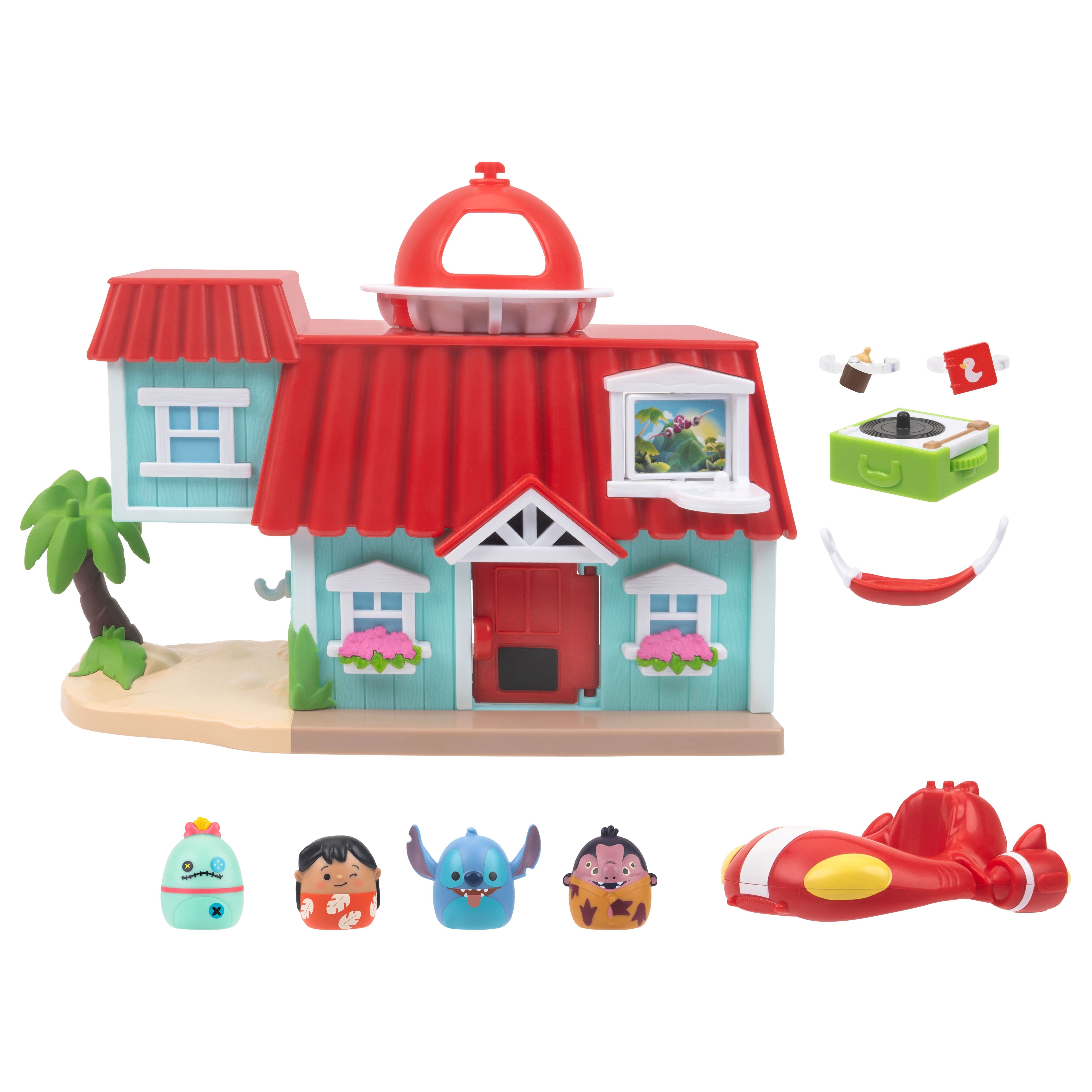 Squish-a-longs Disney Stitch  -  Stort Legesæt - Geekd.dk