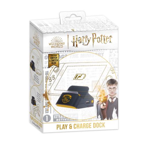 Freaks And Geeks Harry Potter 2-i-1 Dock Til Switch  -  Hogwarts Konsol Tilbehør - Geekd.dk