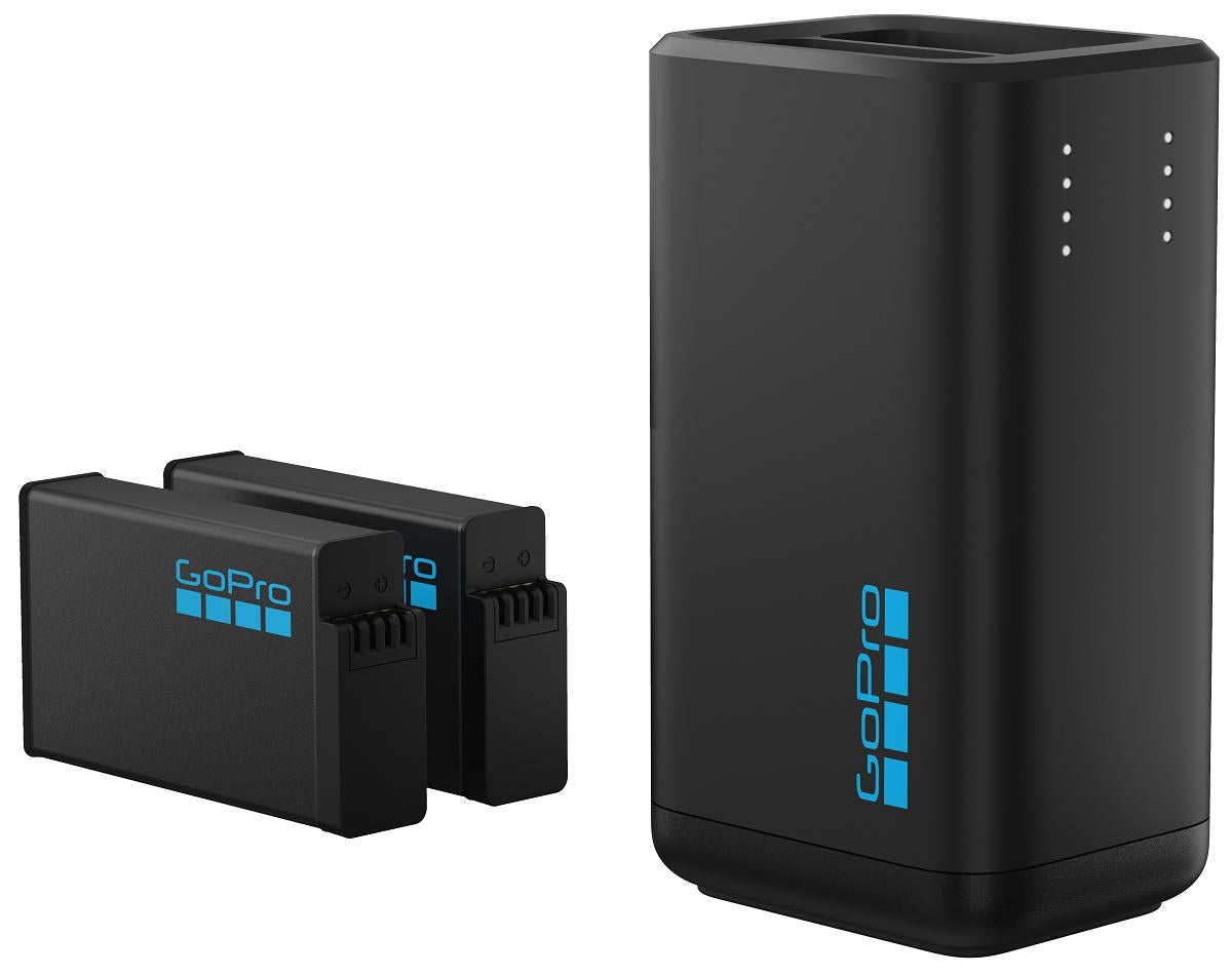 Gopro Dual Battery Charger For Max2 - 2 Enduro Batteries Included Kamera Udstyr - Geekd.dk