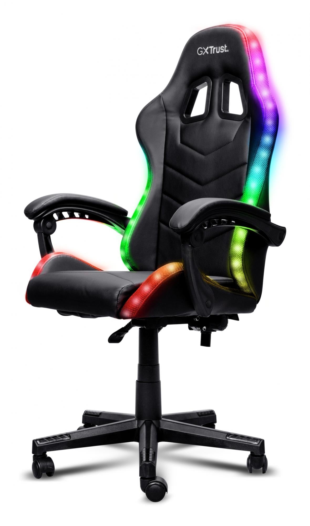 Trust Gxt 704 Roniq Rgb Gamingstol  -  Sort - Geekd.dk