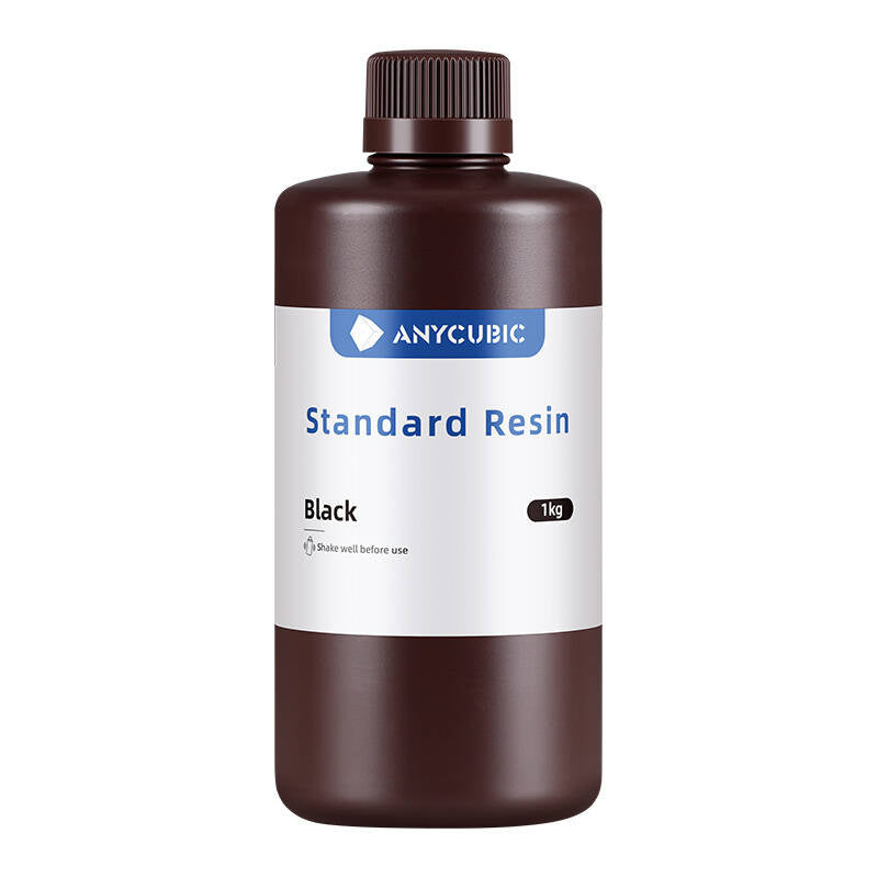 Anycubic Standard Resin  -  Sort, 1 Kg 3d-printer Resin - Geekd.dk