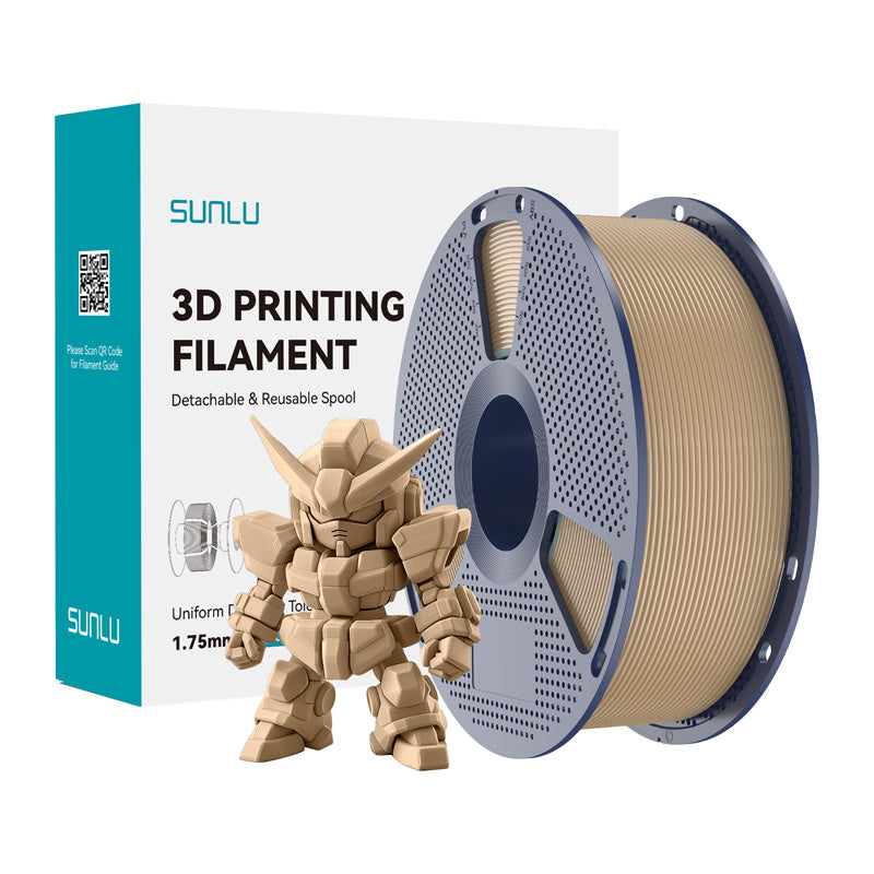Sunlu Pla+ 2.0 Filament  -  Oak, 1,75 Mm, 1 Kg - Geekd.dk