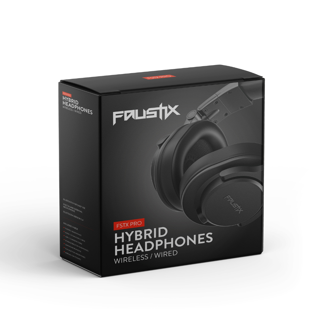 Faustix Fstxpro Trådløse Over-ear-hovedtelefoner Headset - Geekd.dk