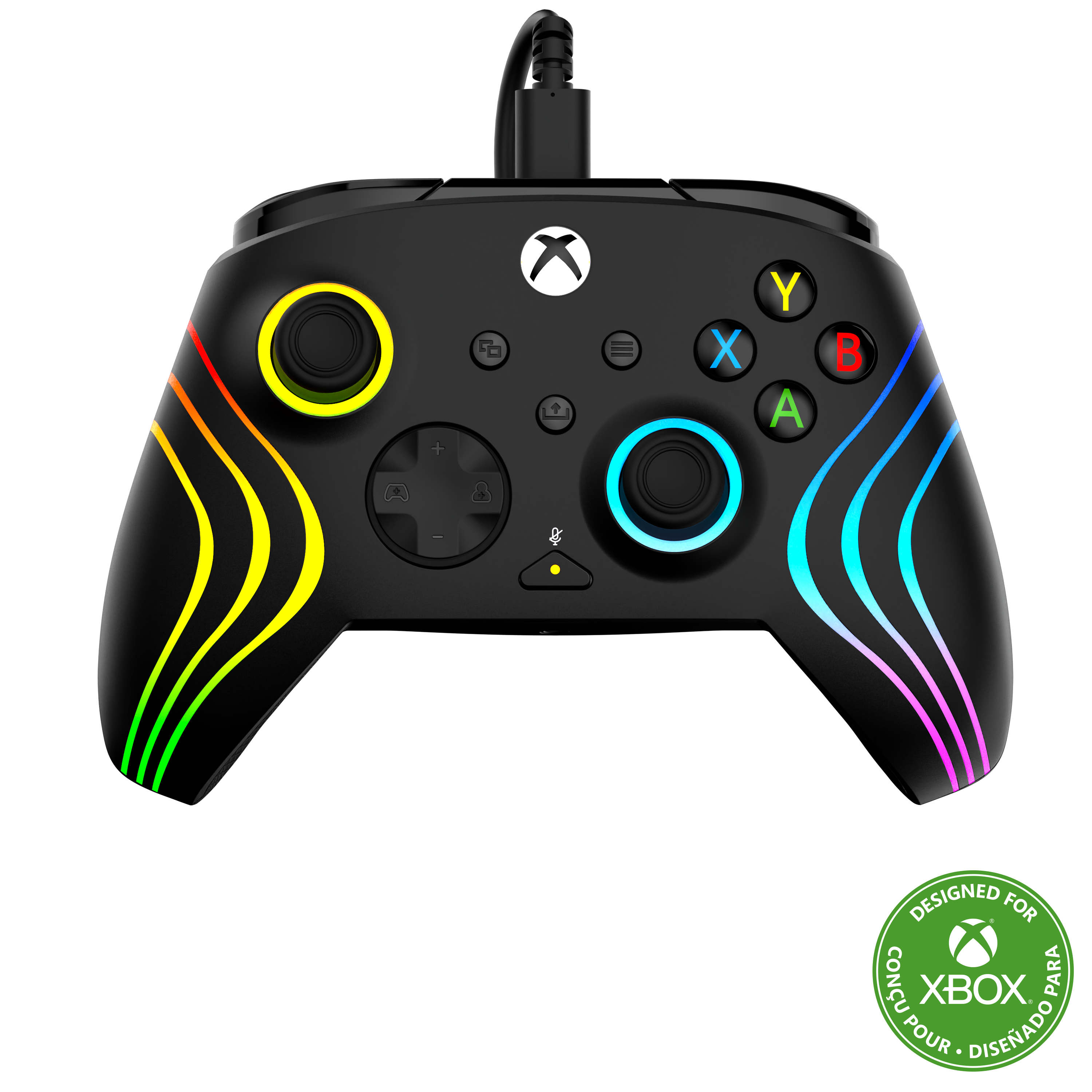Turtle Beach Afterglow Wave Wired  -  Xbox/pc, Sort Controller - Geekd.dk