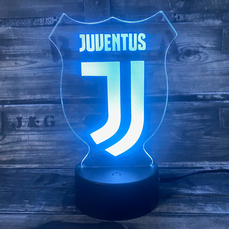 Juventus 3d Fodbold Lampe