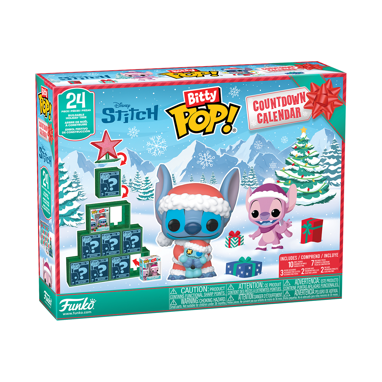 Funko Pop! Bitty Julekalender  -  Stitch Holiday - Geekd.dk