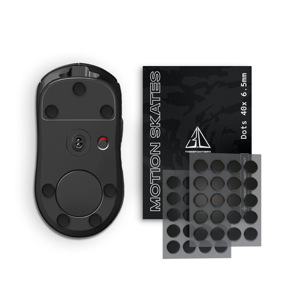 Threepointzero Motion Skates - Dot 40x 6,5mm  -  Universal Musefødder - Geekd.dk