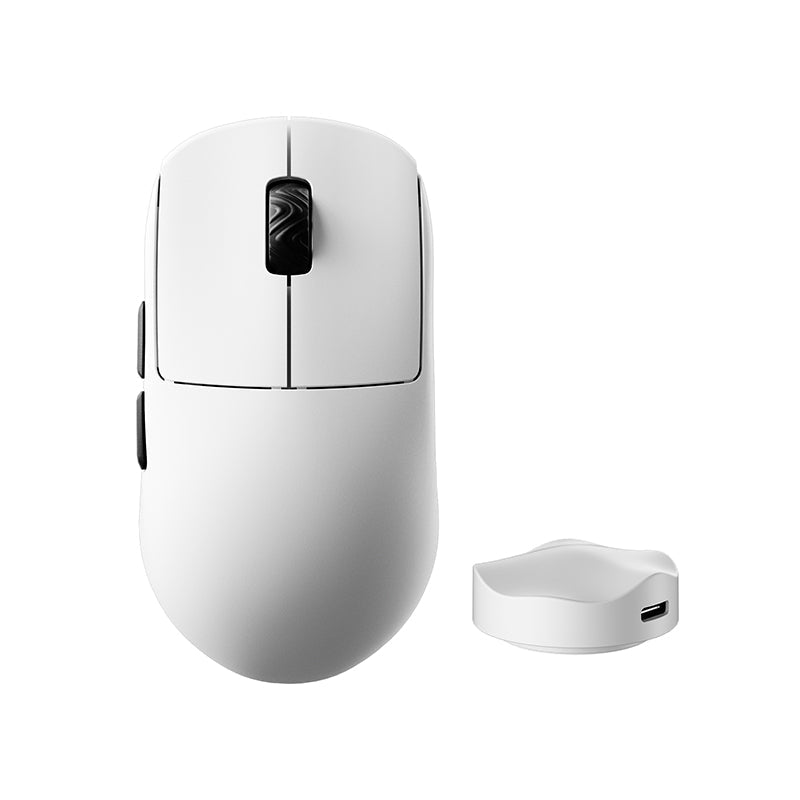 Scyrox V8 Trådløs 8k Gamingmus Med Kailh Optical  -  Hvid - Geekd.dk