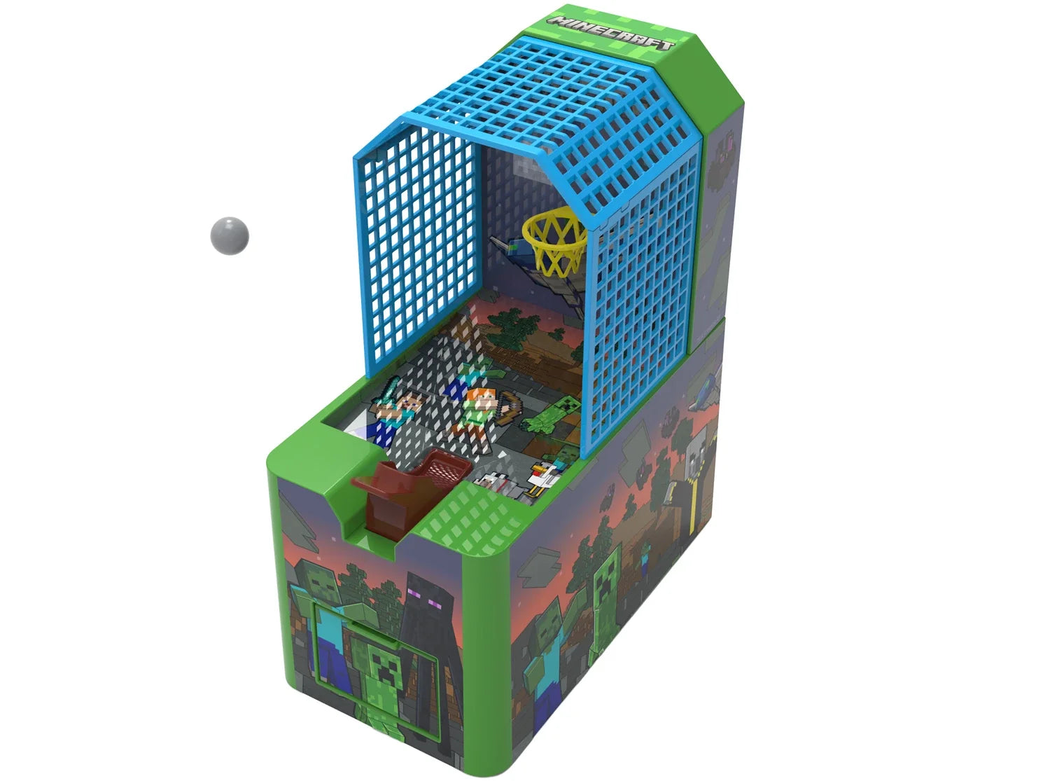 Ambassador Minecraft Collectible Basketball Miniarkade Legetøj - Geekd.dk
