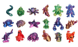 3d-printede Dyr 5 - 7 Cm  -  Assorteret Legetøj - Geekd.dk