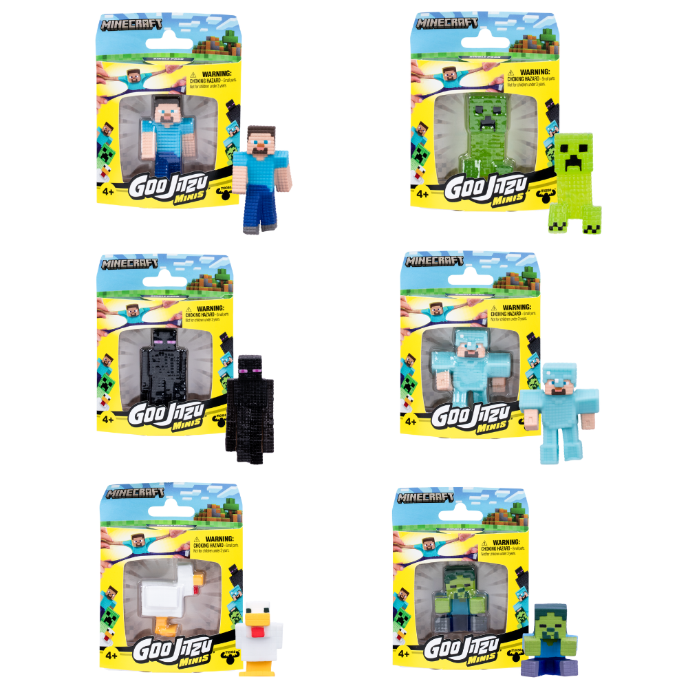 Goo Jit Zu Minecraft Minis Serie 4 1 Figur - Geekd.dk