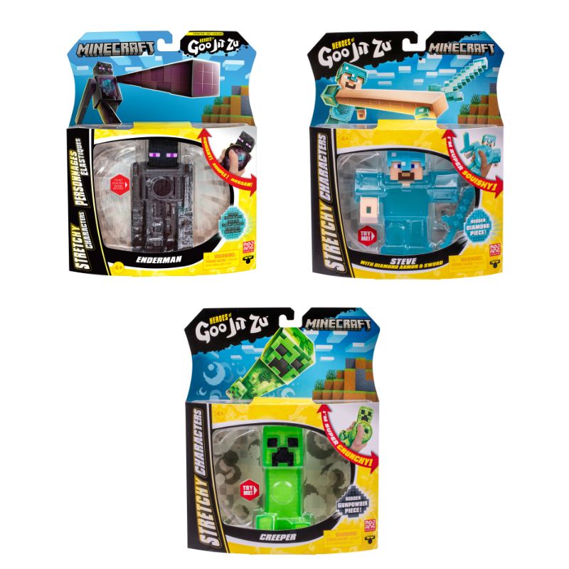Goo Jit Zu Minecraft Serie 2 Assorteret Figur - Geekd.dk