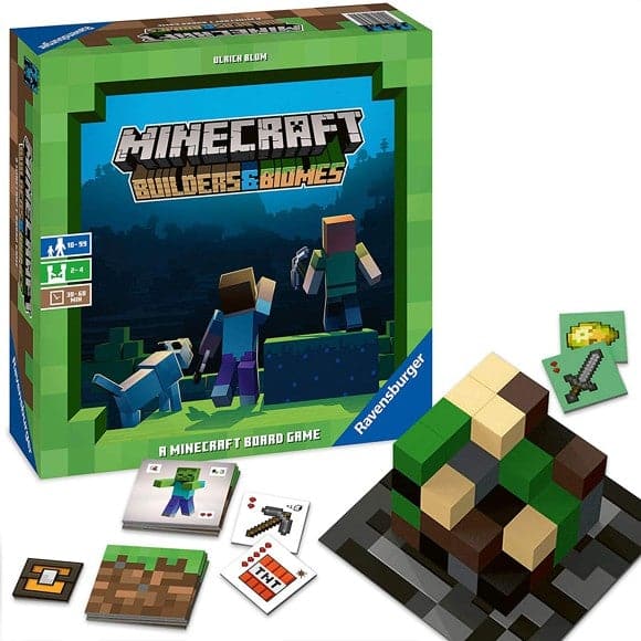 Minecraft - Builders & Biomes - Brætspillet (engelsk) - Geekd.dk