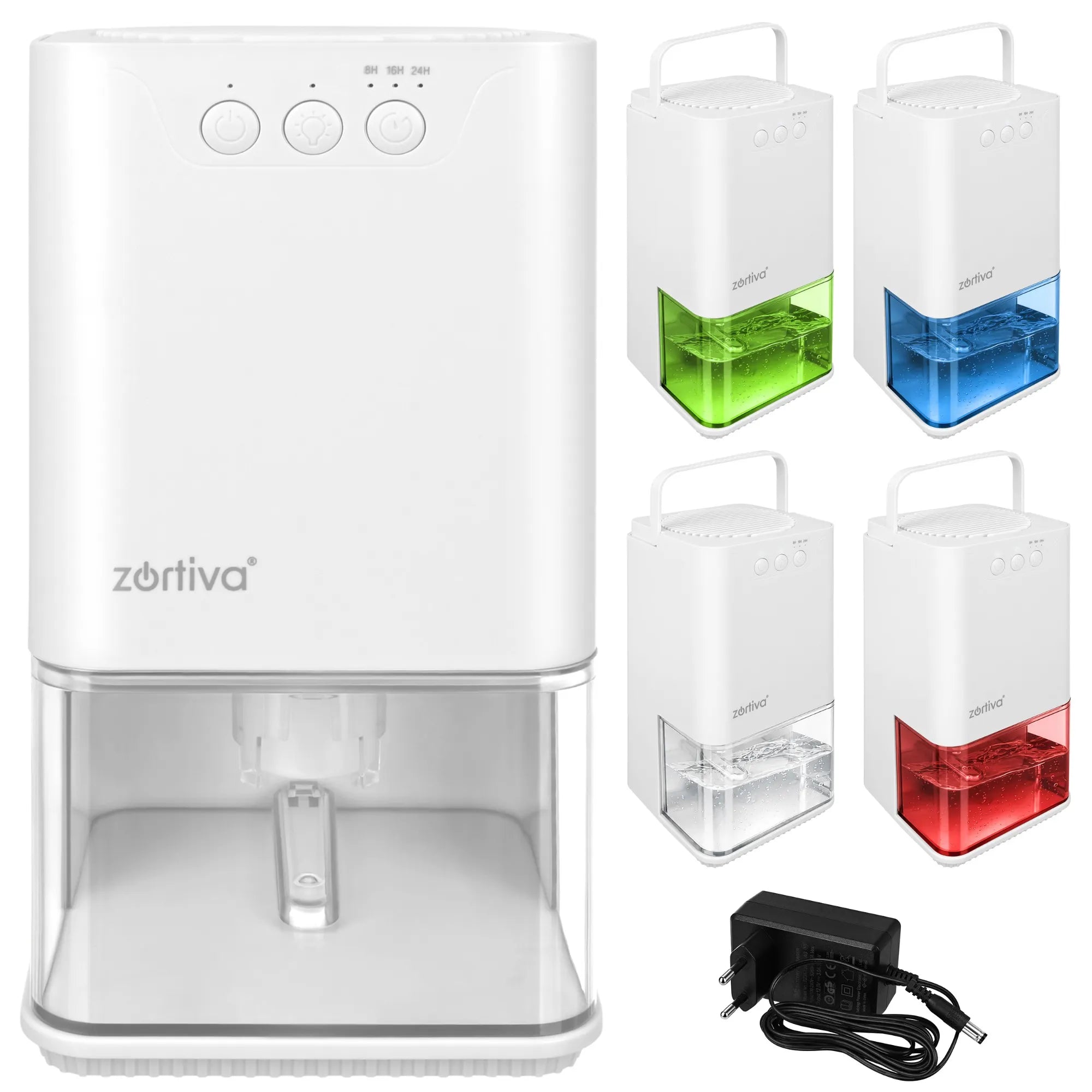 Zortiva Brezia Affugter 1400 Ml  Støjsvag Med Timer & Led-lys