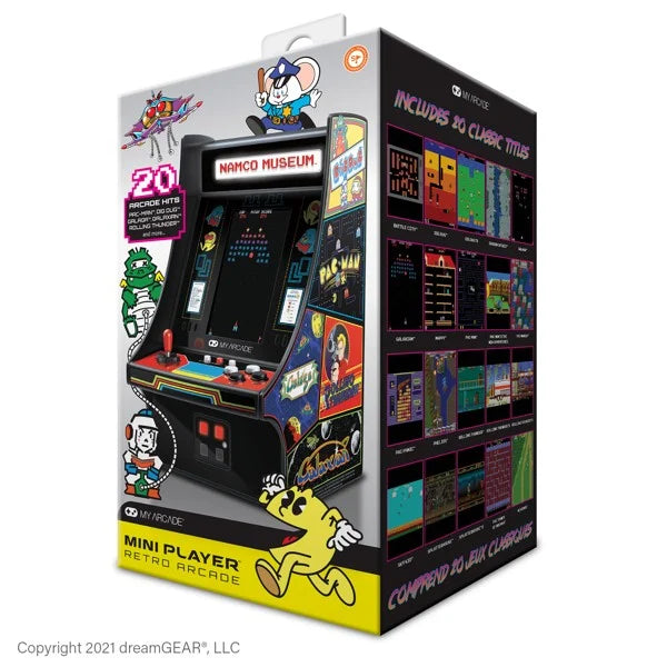My Arcade, Mini Player 10 Bandai Namcoâ¢ Museum Hits (20 I 1) Arkademaskine - Geekd.dk