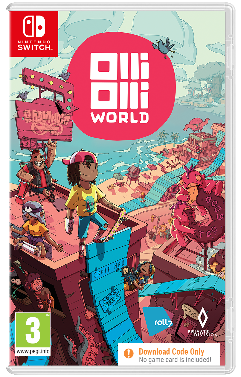 Olliolli World (kode I En Box) - Nintendo Switch Nintendo Switch Spil - Geekd.dk