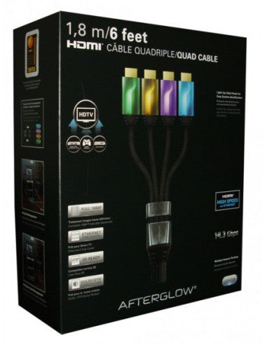 Pdp Afterglow Hdmi-kabler 6'  -  4-pak - Geekd.dk
