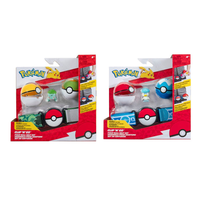 Pokemon - Pokemon Clip N Go Blæt Sæt Assorted Legetøj - Geekd.dk