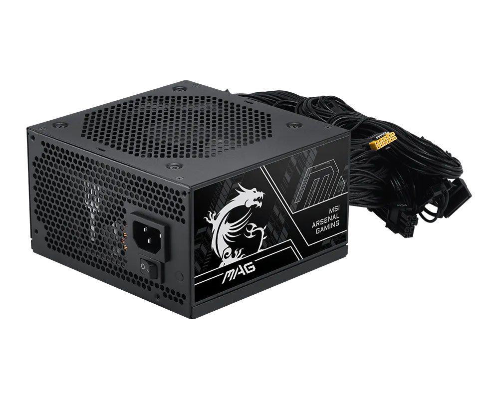 Msi Mag A750bn Pcie5 Iii 750 W Strømforsyning - 80 Plus Bronze - Geekd.dk